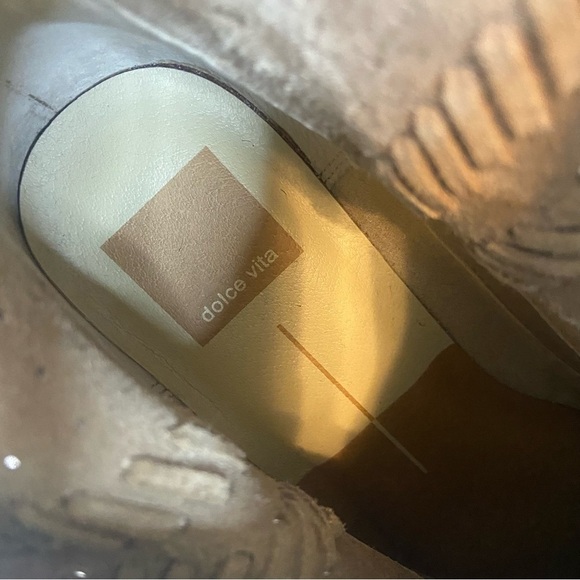 Dolce Vita Tan Kade Bootie Ankle Boots - Picture 2 of 7
